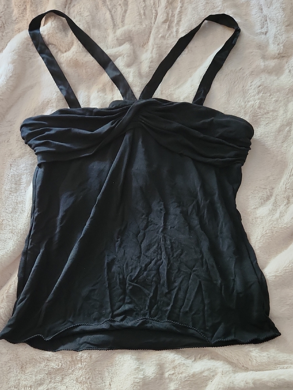 Banana Republic Black Twist-Front Camisole